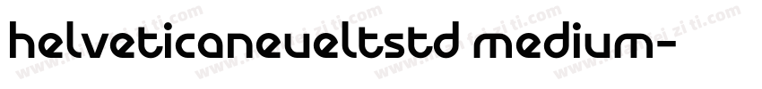 helveticaneueltstd medium字体转换